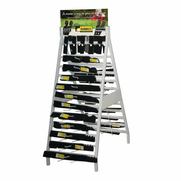 A & I Products Blade Display Rack, A-Frame 61.25" x8" x25.75" A-B1AC350